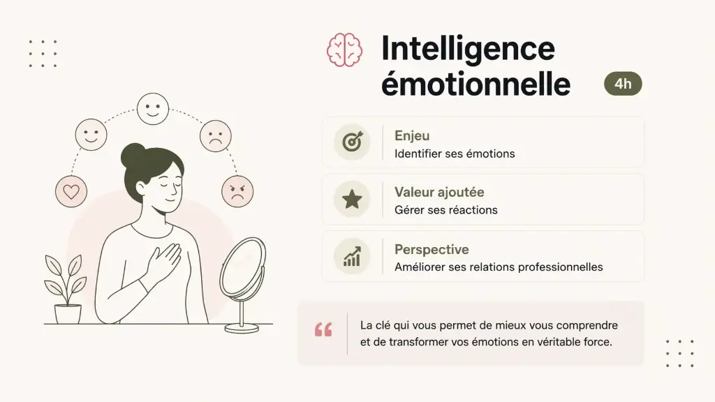Formation -  Intelligence émotionnelle